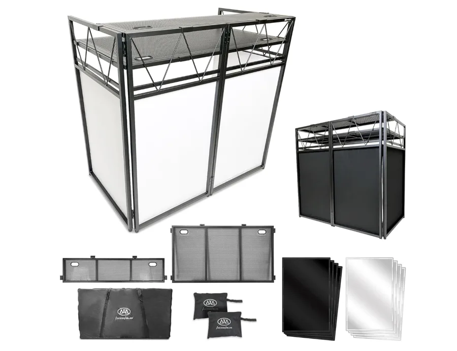 Two-tier DJ booth